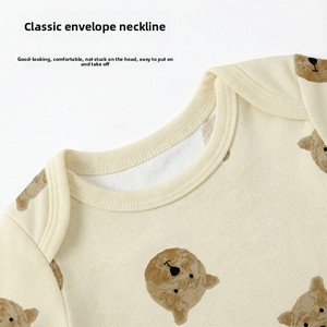 Vente en gros d'usine/OEM Combinaison courte pour bébé en coton fin d'été avec imprimé de véhicules Vêtements pour nouveau-nés - Product Image 4