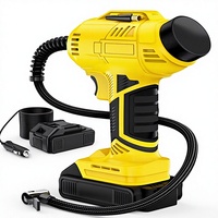 Compresseur d'air portable pour pneus, gonfleur de pneus 150 PSI, pompe manuelle pour pneus de voiture et de moto, batterie rechargeable, affichage numérique