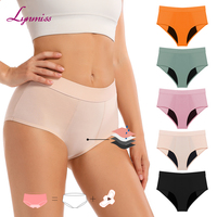 Culottes Menstruelles LYNMISS Taille Haute Anti-Fuites pour Femmes et Adolescentes, Sous-Vêtements de Règle Anti-Fuite