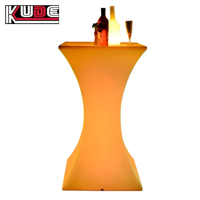 New style cocktail bar table LED outdoor furniture outdoor decorative lamp