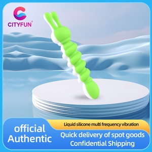 CITYFUN Vibrador de Silicona para Adultos, Completamente Cubierto, Juguete Sexual para Hombres y Mujeres, Tapón Anal, Pene de Forma Especial - Product Image 3