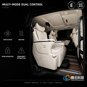 Asiento de Coche Ajustable de Lujo para Personas con Discapacidad, de Cuero PU, Giratorio, Elevable, para Vehículos Modificados, para Personas Mayores - Product Image 3