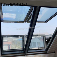 Ventanas de Aluminio con Diseño Europeo Moderno, Insonorizadas, Antirrobo, con Aislamiento Térmico, Plegables, de Apertura Horizontal