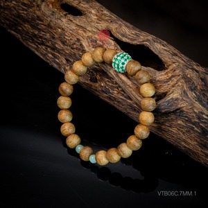 สร้อยข้อมือไม้กฤษณาสำหรับเด็ก, ลูกปัดไม้กฤษณาธรรมชาติ, เครื่องประดับกลิ่นหอมอ่อนโยนทำมือ, เครื่องรางป้องกันเด็ก, ขายส่ง - Product Image 1