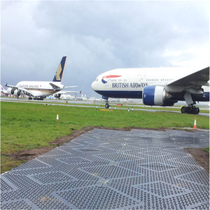 Tapis de protection du sol robuste ZSPE 4x8 en HDPE avec découpe et traitement personnalisables pour tapis de route temporaires - Product Image 5