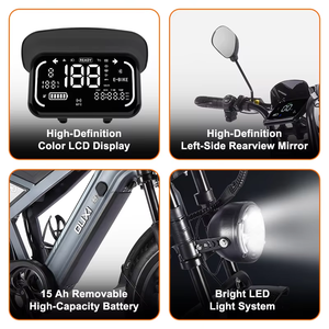 Bicicleta Eléctrica Compacta para Ahorrar Espacio, Ideal para la Vida Urbana y Desplazamientos Diarios, Disponible en el Almacén de Italia - Product Image 2