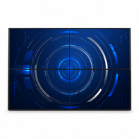 Mur vidéo LCD 49 pouces avec cadre de 1,8 mm, contrôleur de matrice, affichage en patchwork, luminosité 700 cd/m², garantie 2 ans pour le contrôle de commande