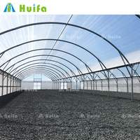 Cadre en acier galvanisé à chaud Poly High Tunnel Serres Serres au poivre agricole