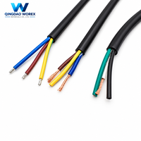 Câble électrique de construction en cuivre monoconducteur isolé PVC pour câblage domestique 0,5 mm 1,5 mm 2,5 mm 4 mm 6 mm 10 mm 450/750V