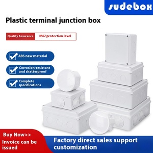 Boîtier de Commutation Électrique Étanche IP65 en Plastique ABS RA 85*85*50, Boîtier de Raccordement Multi-Prises pour Câbles et <span class=keywords><strong>Raccords</strong></span> de Tuyauterie - Product Image 5