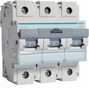 HMF390 Personalizzabile con Interruttore Termomagnetico Hagers 10000A 10kA 3P curva C 100A 4.5M - Product Image 1