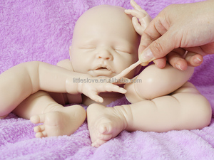 Reborn Doll Solid Silicone Kits Small Dolls <strong>Rubber</strong> Baby Realistic Molds Kits - Product Image 3