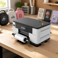 Printer UV DTF Desktop Lebar Cetak 330mm 1,9m² Per Jam untuk Casing Ponsel dan Dompet untuk Studio Kerajinan dan Bengkel