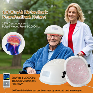 Casco de Terapia de Luz Infrarroja para Estimulación Cerebral Profunda, 1070nm 40Hz, para Parkinson, Epilepsia, Deportes y Recuperación Neurológica - Product Image 1