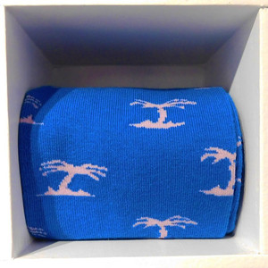 Chaussettes Palm Tree - Mi-mollet pour homme - Bleu - Product Image 3