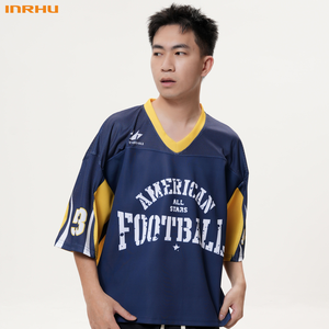 Maglia da Football Americano di Alta Qualità in Rete, Uniforme da Rugby Cucita, Direttamente dalla Fabbrica - Product Image 1