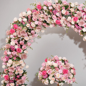 Cuore rosso metallo Wildflower lilla archi Wallflower Decore fiori bianco che scorre su un vero tocco Flower archide - Product Image 6