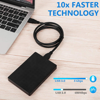 Câble adaptateur USB 3.0 Micro B mâle avec conducteur en cuivre pur, blindage tressé, charge rapide 3A, gaine en PVC pour appareil photo et ordinateur