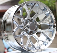 Rines de Aleación para Camioneta y SUV, Diseño Cóncavo Profundo, Cromado Espejo, Offset Negativo 20/22 -42, 5x127/139.7/6x135/139.7/8x165.1/170