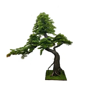 कृत्रिम संयंत्र एव Podocarpus बड़ा पेड़ सिमुलेशन Yacca बोन्साई पाइन Topiary भूनिर्माण के लिए हरियाली इनडोर, आउटडोर सजावट