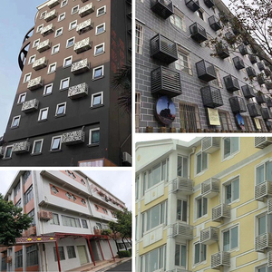 Couvercle de <span class=keywords><strong>climatisation</strong></span> en alliage d'aluminium avec grille perforée sculptée et évidée pour la ventilation Installation murale - Product Image 6