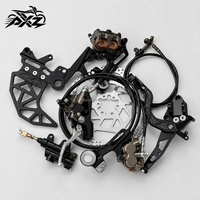 Kit de support de frein arrière double étrier Surron Ultra Bee LBX 240 mm en aluminium CNC pour la modification de la performance en course et les pièces de mise à niveau pour les cascades