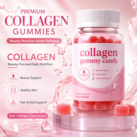 Gummies de Collagène Marque Blanche 60 Unités – Bonbons Gommeux au Collagène pour la Beauté, Soutien Peau, Cheveux et Ongles Sains – Vente en Gros OEM
