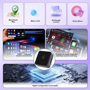 CarPlay inalámbrico universal sin costuras Android Auto adaptadores con Plug & Play Auto-Connect para coches vehículos con cable CarPlay - Product Image 4