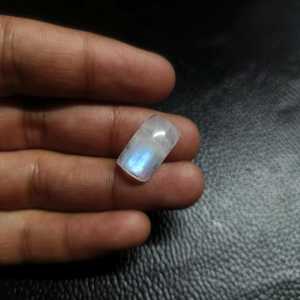 Premium Natural <b>Rainbow</b> Moonstone Cabochon 18x11mm <b>Light</b> Jewelry Making OEM Exporter Manufacturer India - Product Image 5