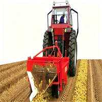 Arracheuse de patates douces montée sur tracteur, anti-colmatage, avec séparation du sol, pour la culture de tubercules souterrains
