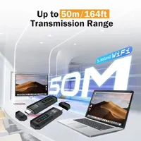 Nouveau 2026 – Émetteur-récepteur HDMI sans fil 50M 5.8G 1080P pour caméra, ordinateur portable, PC vers TV, moniteur, projecteur