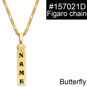 Colliers pendentifs avec lettres majuscules personnalisées, nom personnalisé, bijoux hawaïen Kiribati amoureux du cœur cocotier #156721 - Product Image 2