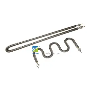 Laiyuan Industrial 380V 750W 3KW Duct Finned Tubular Heater U Shape Air Fin Tube Heater Element For Load Bank