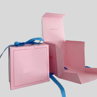Vente en gros de boîte à gâteau rose pour fête d'anniversaire emballage boîte à gâteau de mariage en papier carton de 10 pouces avec poignée