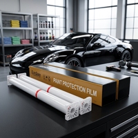 Película Protectora de Pintura TPU PPF de Calidad Estadounidense con Recubrimiento Nano, Material Base de TPU, Película de Poliuretano Autoregenerable para Autos