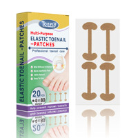 Tonfly 40 pièces Patchs de réparation des ongles, traitement épaississant et adoucissant pour paronychie, anti-infection, correction des ongles, soin des pieds