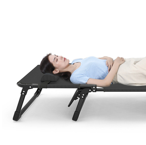 Foldable Single <b>Bed</b> Lunch Break <b>Bed</b> Outdoor <b>Camping</b> Nap <b>Bed</b> Camp Cot / <b>Folding</b> Cot Multifunctional Recliner ZDC0001 Steel Frame - Product Image 4