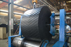 สายพานลำเลียงผ้าและยางลายโมดูลัสสูงสำหรับวัสดุขนส่งทางไกล - Product Image 6