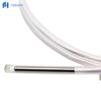 Sonde de température PT100 RTD étanche avec câble en téflon PTFE, borne à fourche, personnalisable OEM/ODM, indice de protection IP68 pour usage industriel
