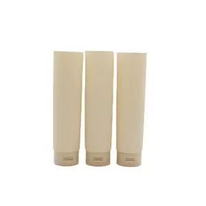 Wholesale Natural Biodegradable Sugarcane Wheat Straw Cosmetic Facial Cleanser Hose Cream Lotion Tubes With Lid