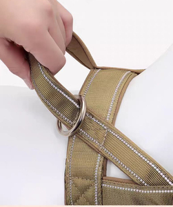 Nylon OEM thiết kế y hình con chó nâng khai thác chống kéo nhiệm vụ nặng nề con chó vật nuôi khai thác vest với xử lý - Product Image 4