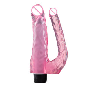 Vibrator Kembar Vibrator Vagina Realistis Laris Manis Vibrator Caterpillar untuk Gay - Product Image 6