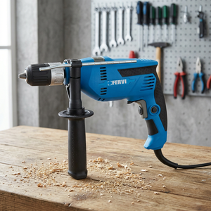 Marteau perforateur FERVI 600W avec capacité de perçage du bois de 20 mm max, 220-230V pour une utilisation polyvalente - Product Image 3