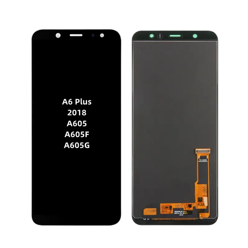 For Samsung Galaxy A6 Plus 2018 A605 A605F A605G LCD Pantalla Mobile Phone Display Touch Screen Digitizer Assembly Replacement