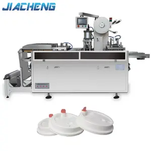 Máquina termoformadora de bandeja de pizza de plástico desechable personalizada, gran oferta de 2024, máquina para hacer tapas de tazas de café