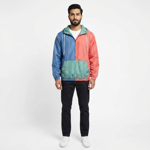 Finer Threads Men OEM Autumn Vintage Style <b>Canvas</b> Windbreaker Jacket Stand Collar Waterproof Snow Rain Protection Hooded Zipper - Product Image 1