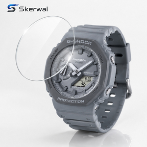 Protecteur d'écran pour montre intelligente, film en verre transparent résistant aux chocs et à la lumière bleue pour Casio <span class=keywords><strong>GA</strong></span> <span class=keywords><strong>2200</strong></span> <span class=keywords><strong>GA</strong></span> 2110 - Product Image 1