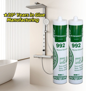 عينة مجانية لاصقة مقاومة للحرارة العالية مقاومة للماء ، مانعة لتسرب السد ، سيلانت سيليكون حمض شفاف - Product Image 2