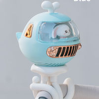 3600mAh niedlicher Oktopus-Design-Baby-Wohnwagen-Lüfter tragbarer Mini-Klingenloser Lüfter