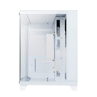 AntarcChill Wholesale High Standard Computer Case Full Glass Panel Gaming Pc Case Aluminum Watercooling Micro ATX ITX PC Case